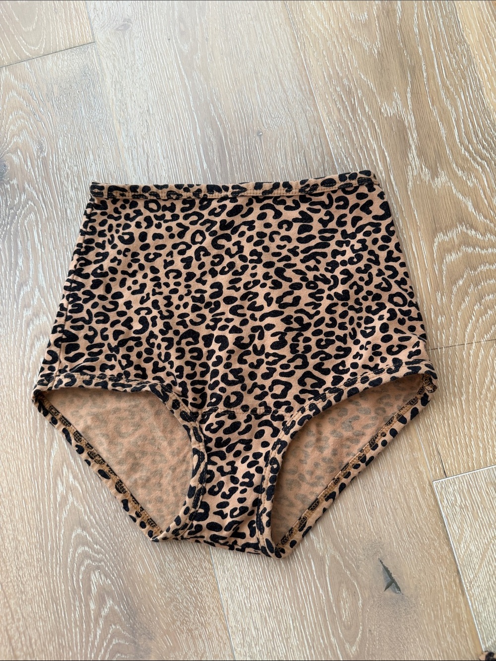 ARQ Leopard Print High-Waist Bikini Bottoms Size XS